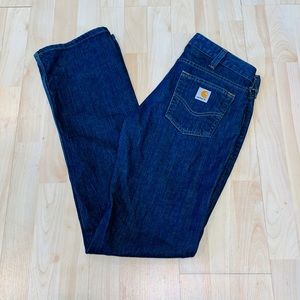 Carhartt Womens Modern Fit Indigo Prewash Jeans 28